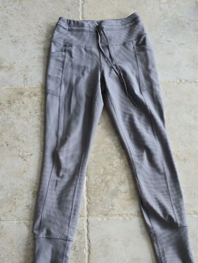 Ribbed, Stretchy, Drawstring Jogger Pants